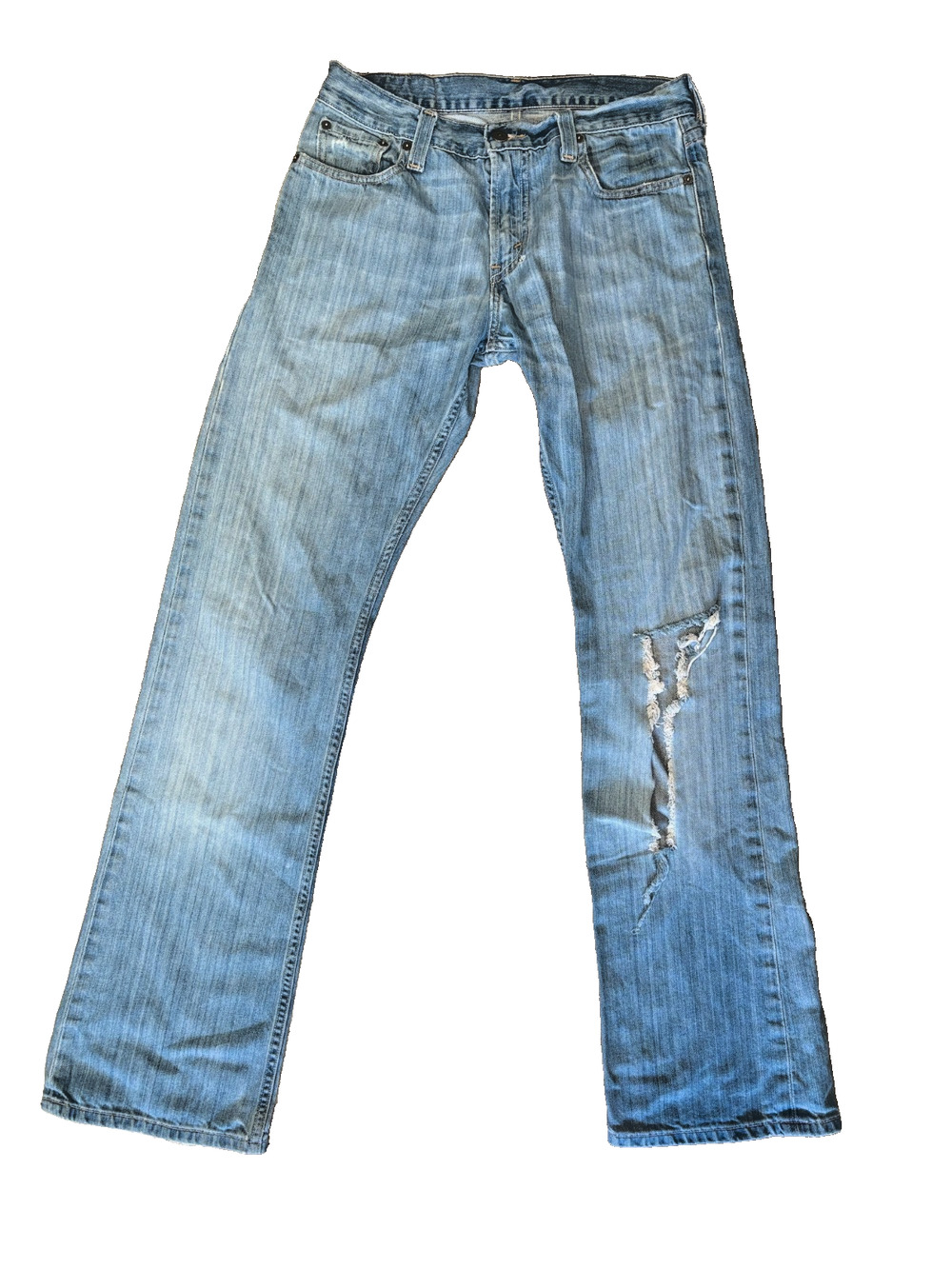 VTG Y2K Levi's 527 Distressed Relaxed Bootcut Jeans Tag 29x32 Fits Women's 4/6